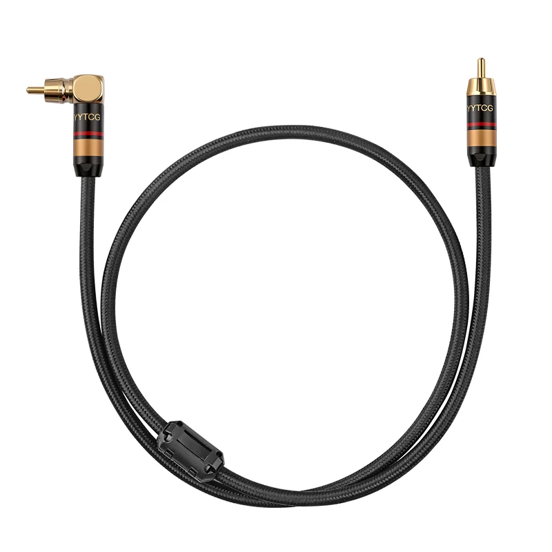 Kabel koncentryczny cyfrowy audio RCA do DVD, projektora, telewizora, głośnika, wzmacniacza HiFi 5.1 SPDIF RCA męski-męski, stereofoniczny przewód audio — zdjęcie produktu 7