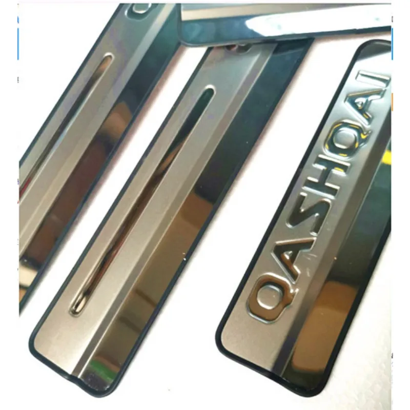 Car Styling stainless steel Car door   cover outside door sill plate For Nissan Qashqai j11 j10 2008 2009-2016- 2020 Accessories