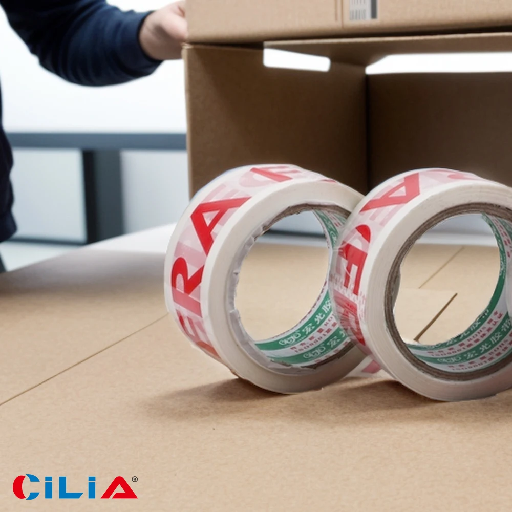 

1 piece of FARAGILE fragile tape made of PP material with special adhesive and fragile warning reminder