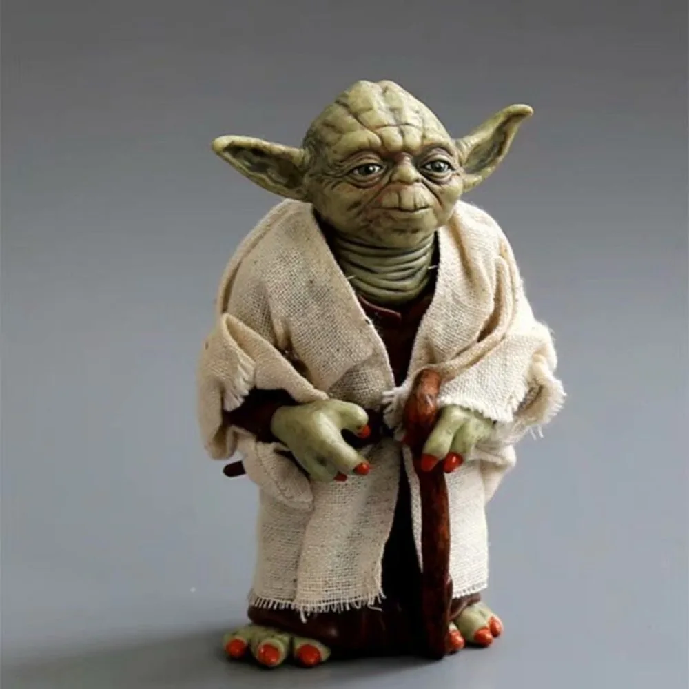 Figura de Acción Coleccionable Maestro Yoda de Star Wars, Modelo Anime Jedi Samurai, POP en Bolsa, Auténtica, Pieza de Exhibición con Disfraz