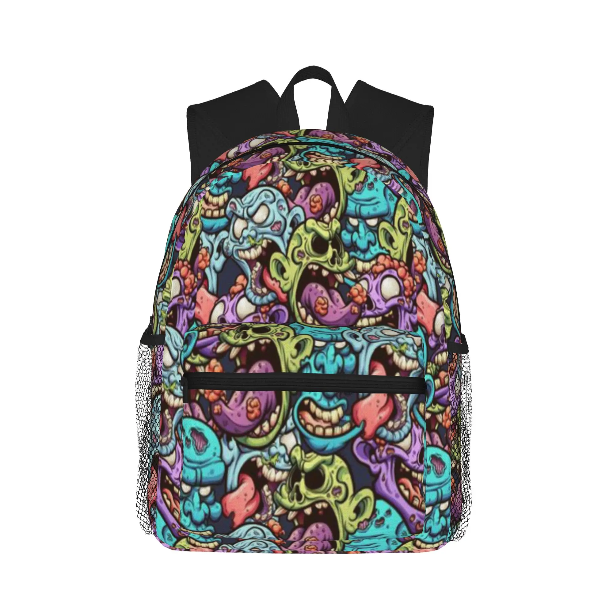 

Cartoon Zombies Casual Backpack for Students and Adults Bags for women