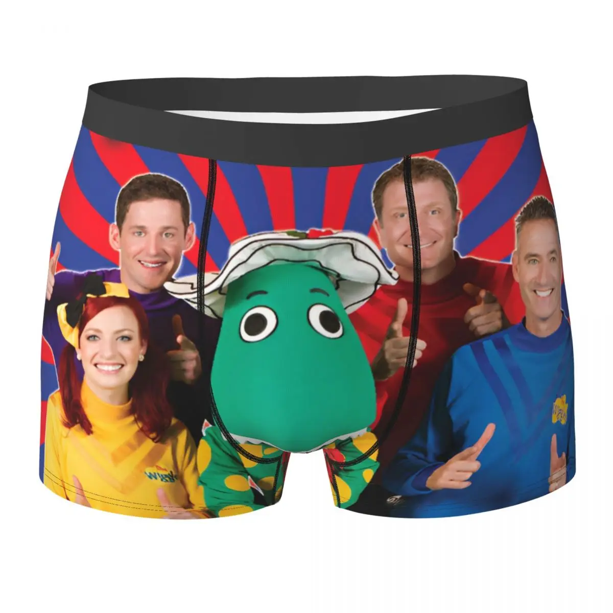

Нижнее белье Wiggles, австралийские детские музыкальные группы, сексуальные трусы-боксеры с принтом, 3D чехол, мужские боксеры большого размера