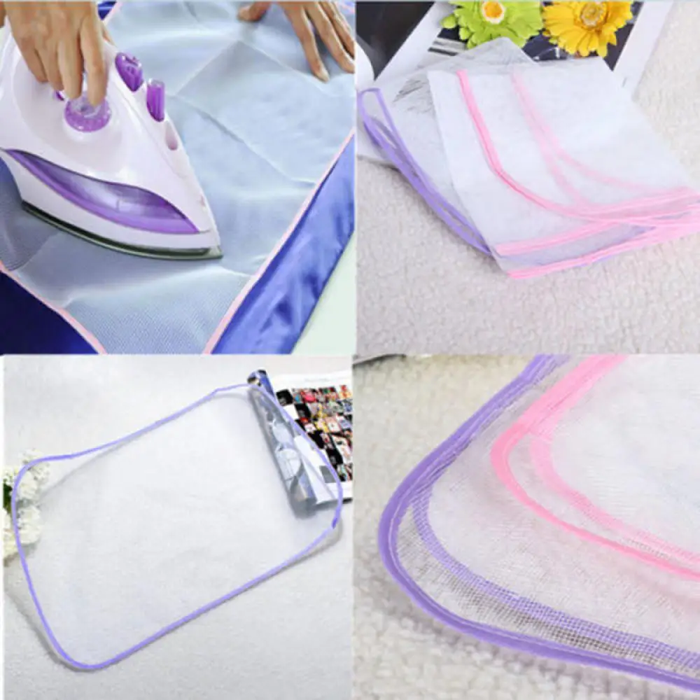 Hot Sale 1PC Protective Press Mesh Ironing Cloth Guard Protect Iron Delicate Garment Clothes Pressing Pad Board Home Accessories