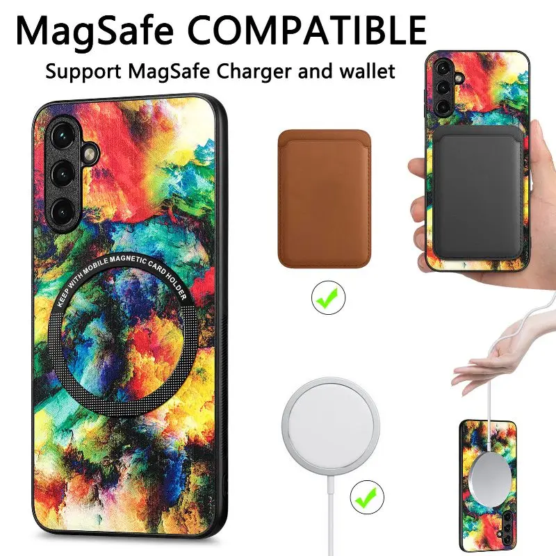 

Magnetic Phone Case For Samsung Galaxy A53 A50 A30 A32 A30 A20 A23 A22 A21 A13 A12 A04 A03S A02 M32 M10 Phone Back Cover