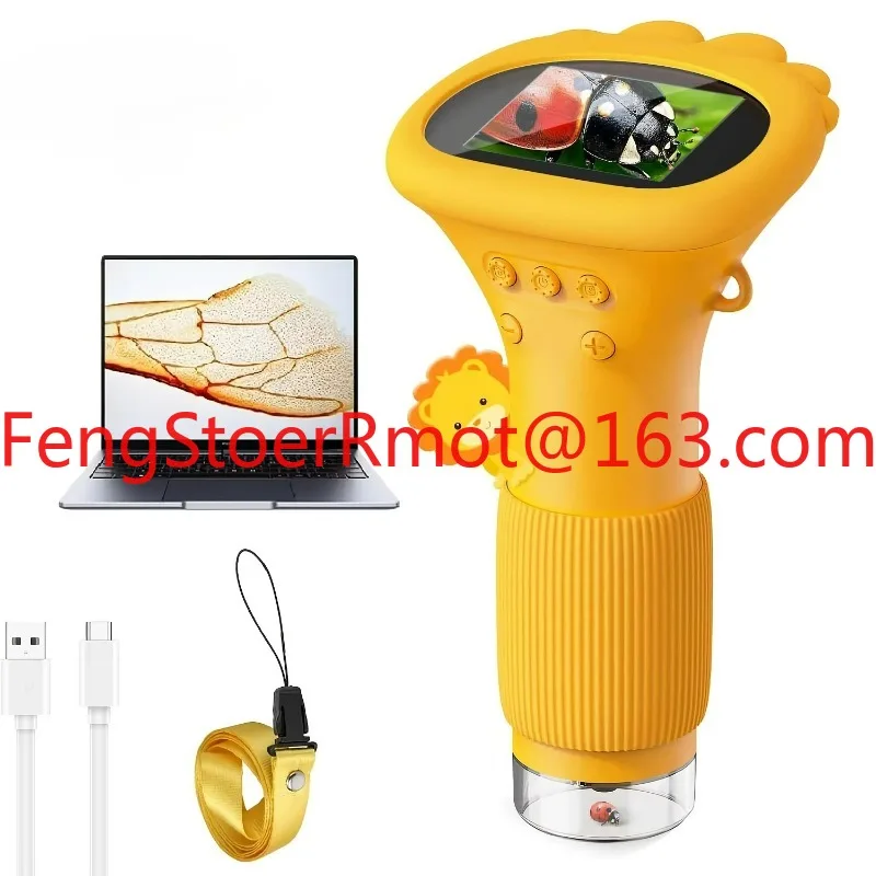 Suitable for Light Emitting Diode Optical Microscope Camera Handheld Pocket Toy Microscope
