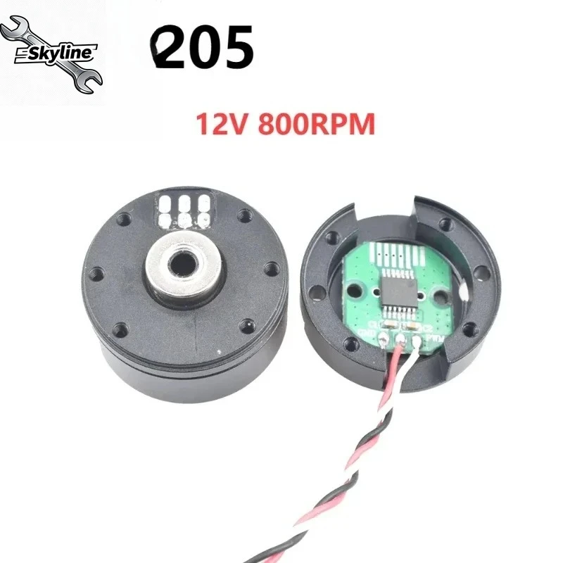 

1 шт., 12 В, 800 об/мин, бесщеточный HT2205, мини-камера, двигатель BLDC с панорамированием, наклоном и масштабированием, 12-14 бит AS5048A/AS5600, энкодер для RC