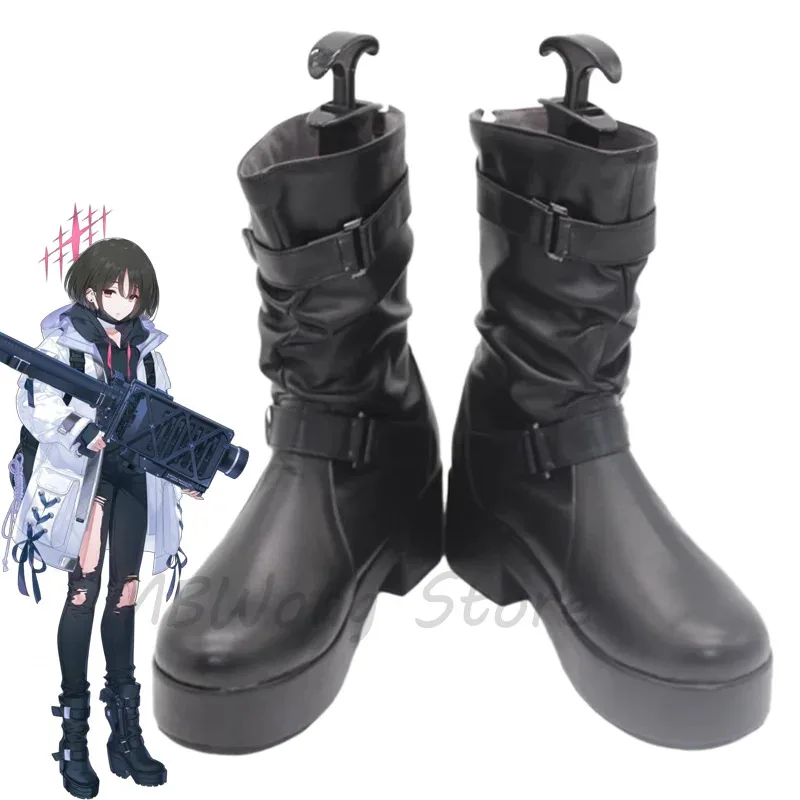 

Игра Синий Архив Imashino Misaki Косплей Обувь Сапоги Ролевые Игры Хэллоуин Карнавал Рождественская Вечеринка Наряд Опора На Заказ