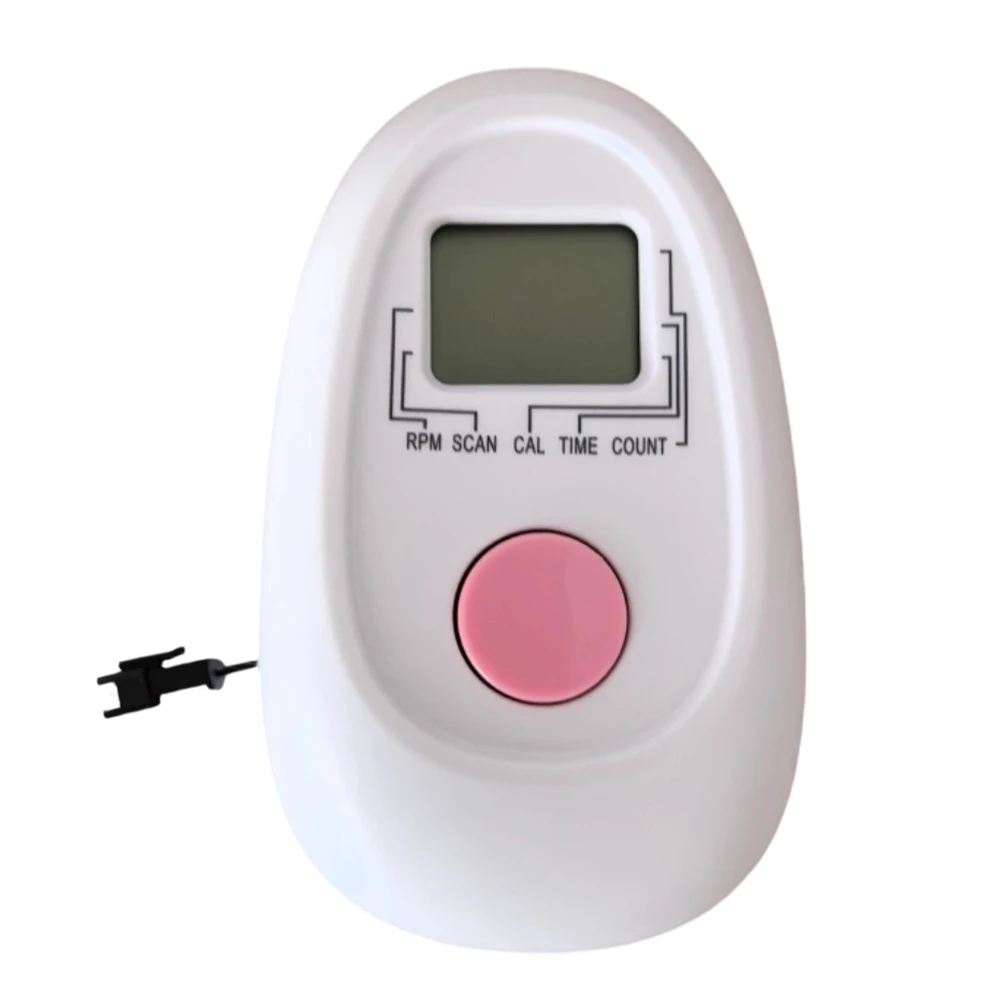 LED Exercise Bike Monitor with 2-Pin SM Connector for Rowing Machine Stepper Machine Time Count Calorie Tracking Performance