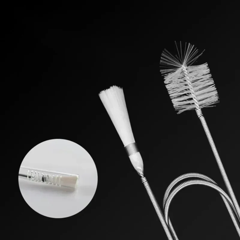 90/155/200cm Aquarium Tube Pipe Cleaning Brush Stainless Steel Water Filter Air Tube Flexible Hose Aquarium Accessories