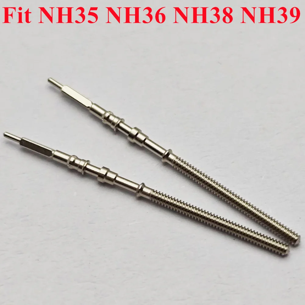 Uhr Stem Edelstahl Ersatzteile fit NH35 NH36 NH34 NH38 NH39 Crown Automatische Mechanische Bewegung Uhr Teile Crown Stem