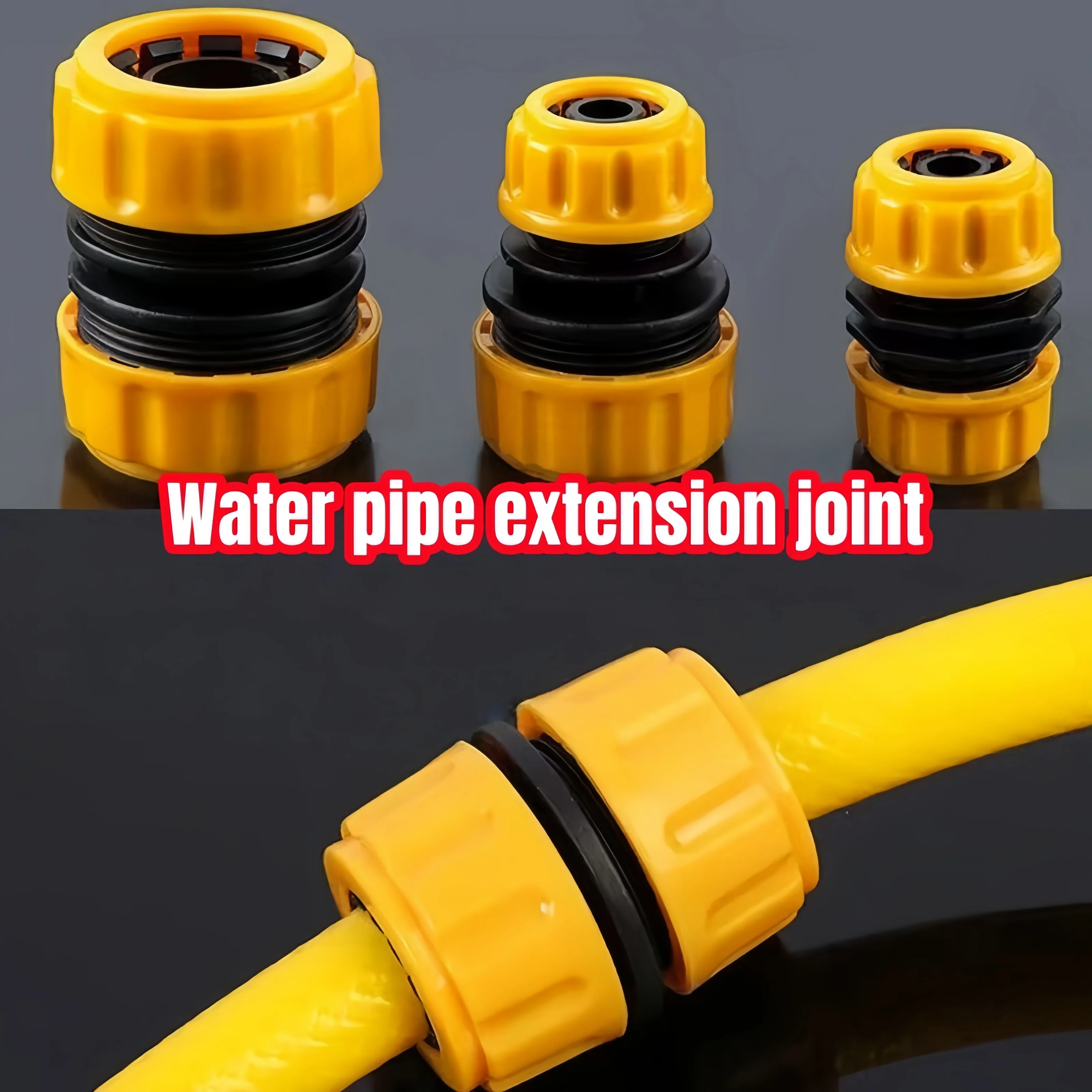 4 Minutes 6 Minutes 1 Inch Water Pipe Connector, Quick Repair Hose Connector, Household Car Wash, Garden Watering