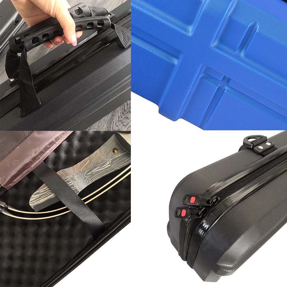 Caixa de arco recurvo de tiro com arco dividido caso competição arco caça flecha quiver ao ar livre tiro caça caixa armazenamento portátil