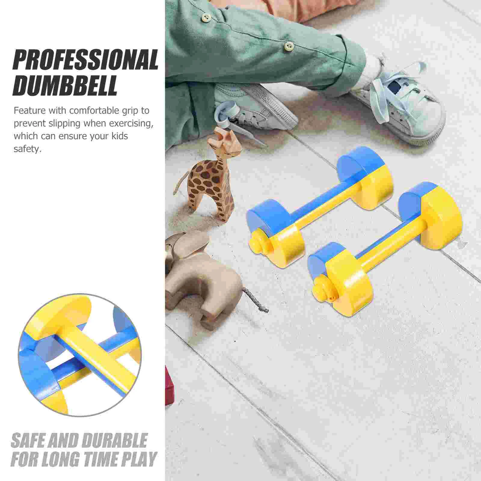 Baby Toy Dumbbells Kids Outdoor Toys Fitness Supplies Equipment Barbell Chew for