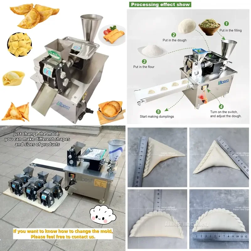 

SFW Certificate Business Ideas Grain Product Making Machines Core Component Motor Dough Maker Pasta & Empanada Machine for
