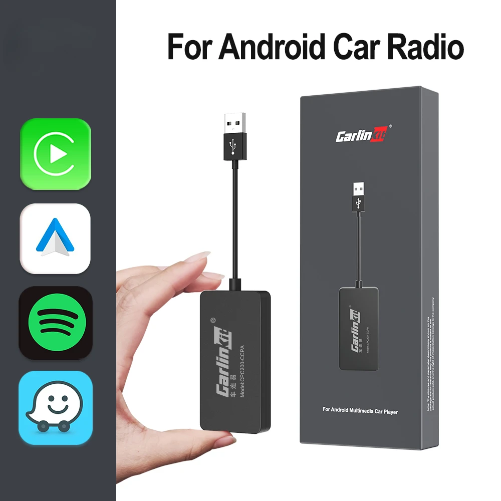 LoadKey e Carlinkit com fio e sem fio CarPlay, Android Auto Dongle, Modificar tela, carro Ariplay, Smart Link IOS15