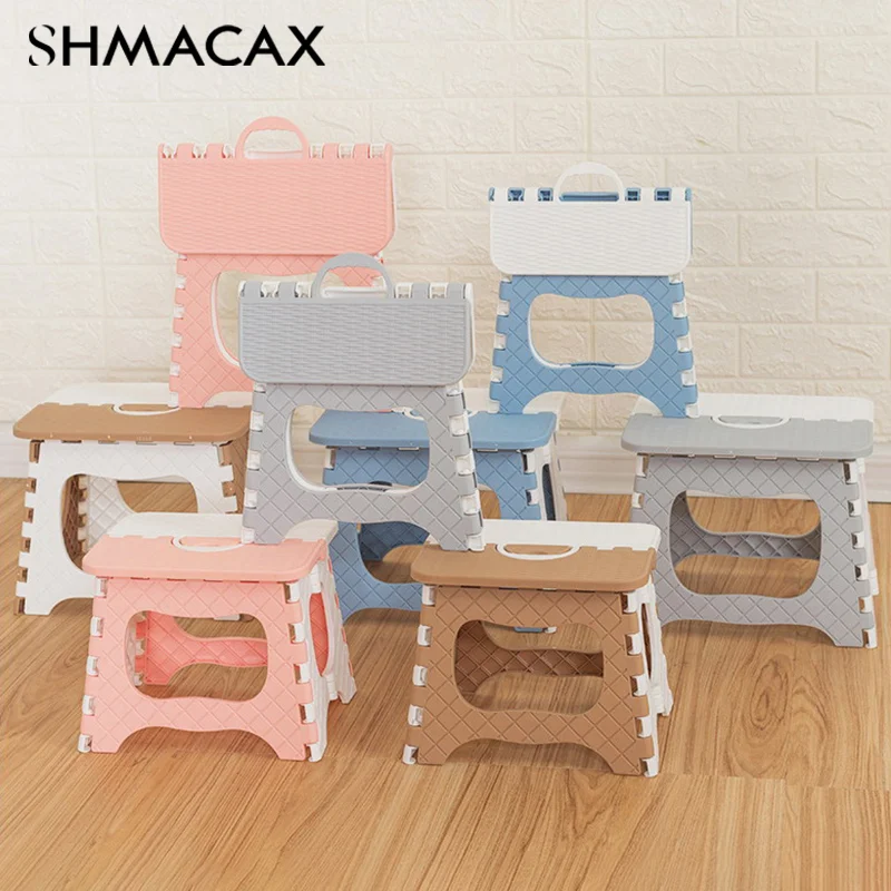 New 2024 Portable Folding Stool Outdoor Folding Chair Thickened Plastic Saddle Chair Suitable For Outdoor Activities And Fishing