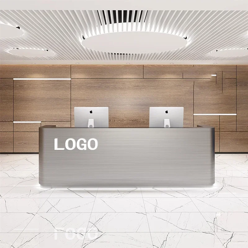 Executive Office Furniture Supermarket Counter Table Reseption Desk Beauty Salon Reception Counters For Small Store Business Bar
