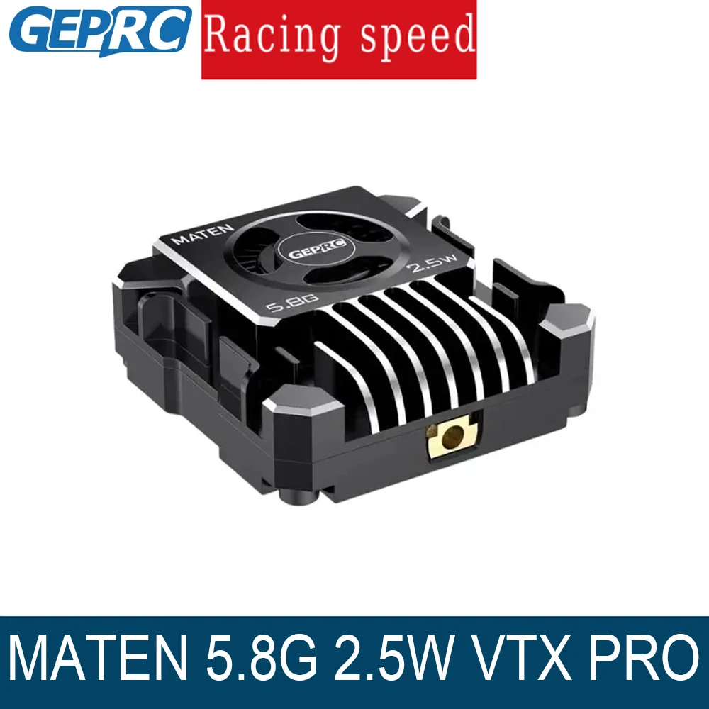 

New GEPRC MATEN 5.8G 2.5W VTX PRO Aluminum Alloy Numerical Control Shell Auxiliary Heat Dissipation Drones Accessories