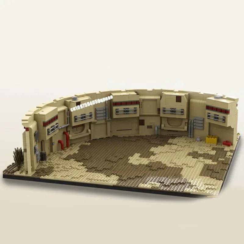 Nieuwe 2809 Stuks Beroemde Ster Battle Film Moc75257 Falcon Spaceport Model Custom Puzzel Diy Creatieve Ideeën Kinderen Speelgoed Verjaardagscadeautjes