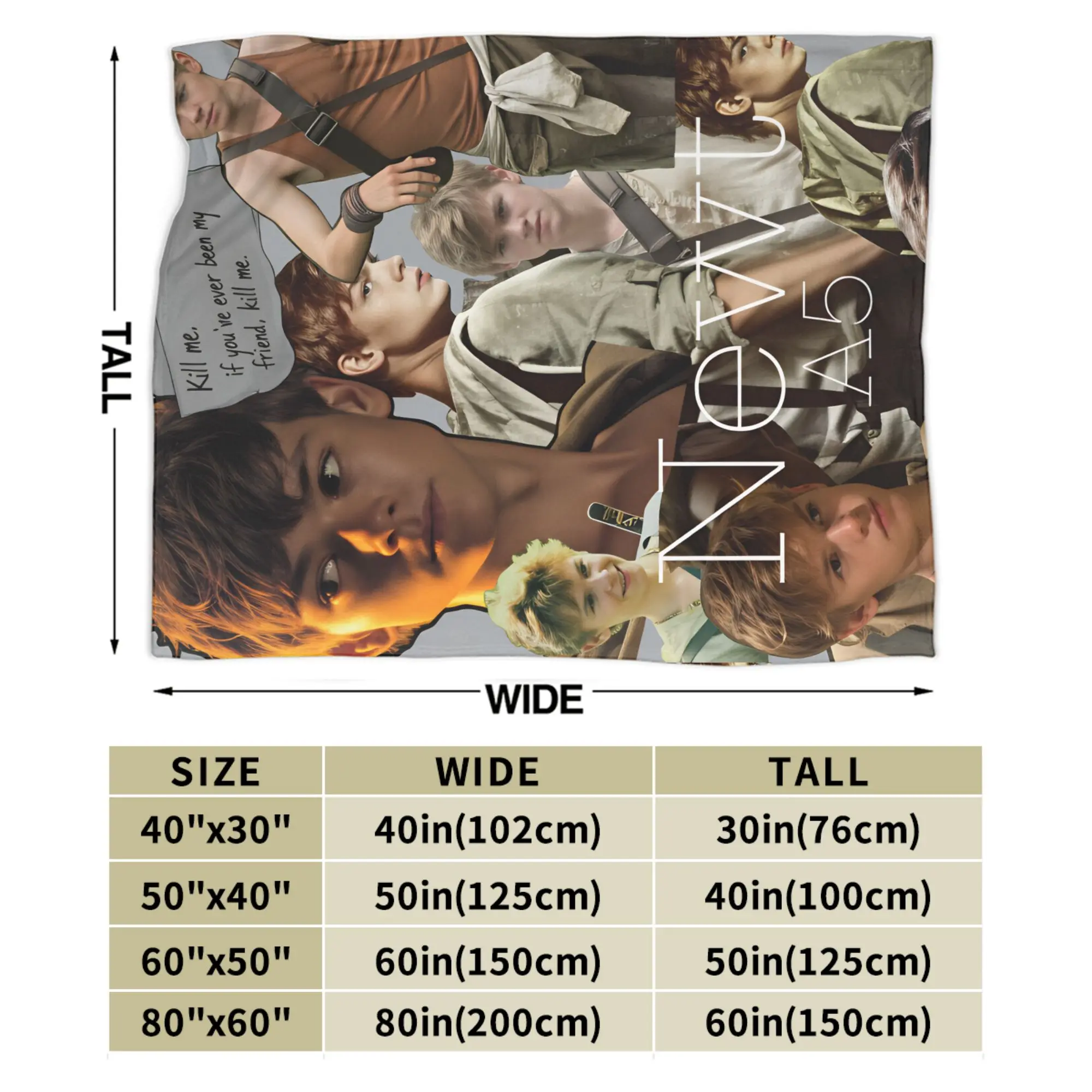 Newt X Thomas Blankets Quality Super Soft The Maze Runner  Movie Throw Blanket Winter Travel Outdoor Novelty Bedspread