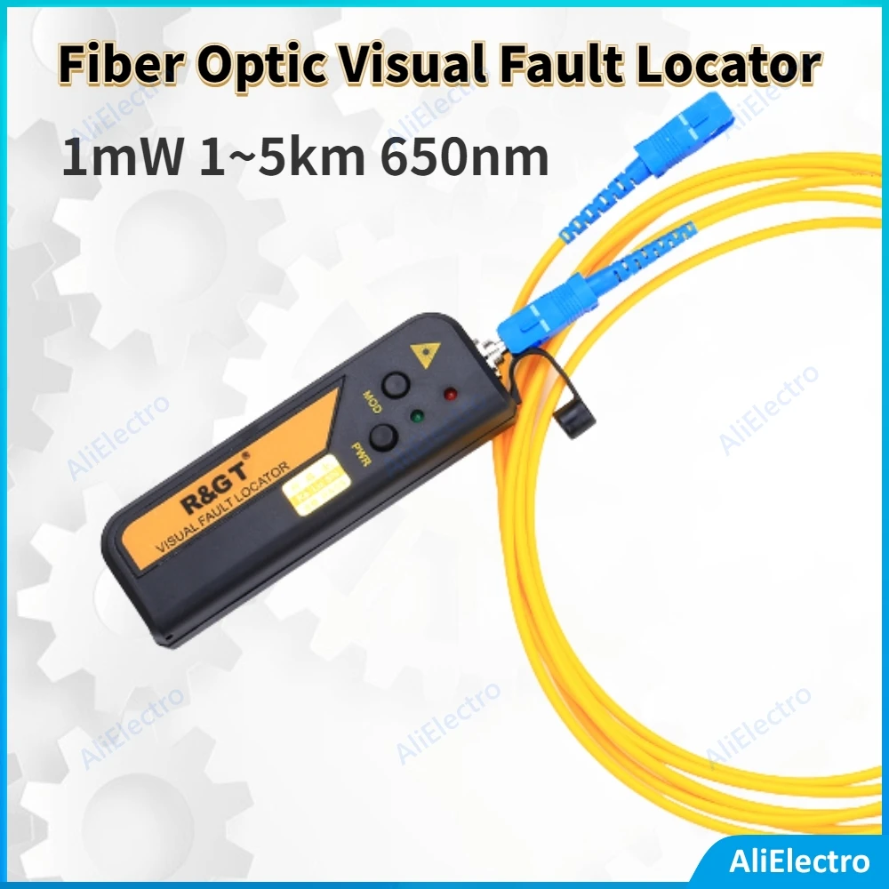 KELUSHI Fiber Optic Visual Fault Locator 1mW 1~5km 650nm Cable Tester for CATV free shipping