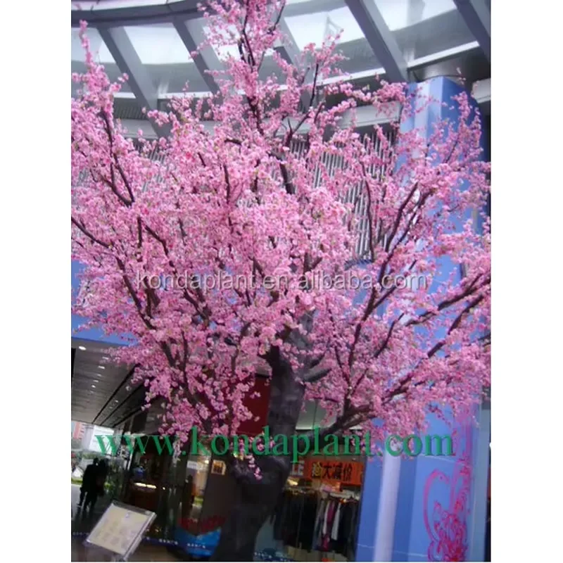 Picture 6: Artificial Cherry Blossom Tree for Big Plant Trees Wedding Decoration Plastic Flowering Tree for Event and Home Decor