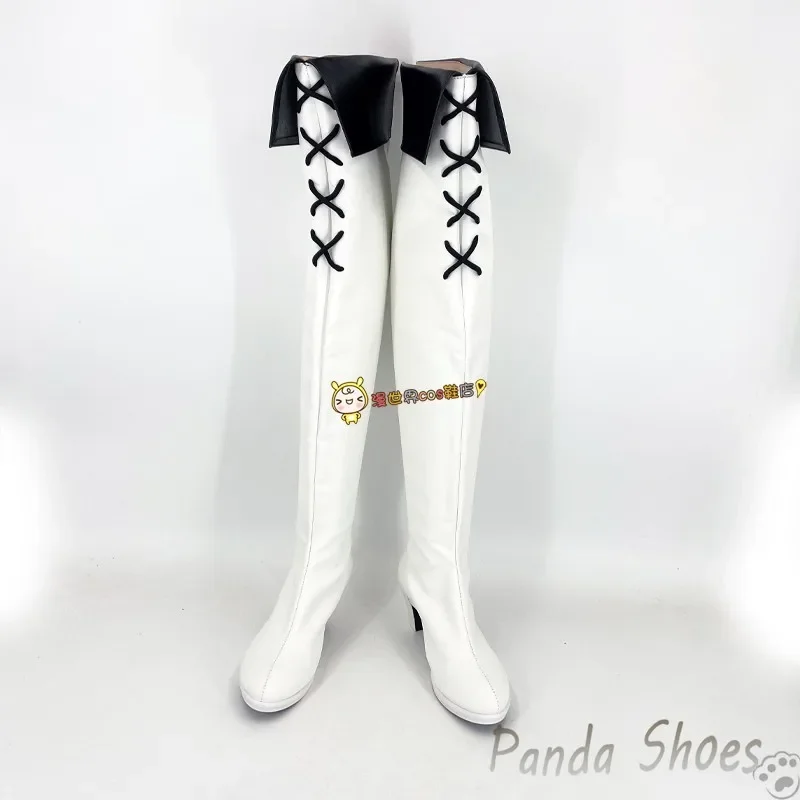 Anime Akame Ga Kill Esdeath Scarpe Cosplay Anime Cos Comic Costume Cosplay Scarpe Prop per Con Festa di Halloween