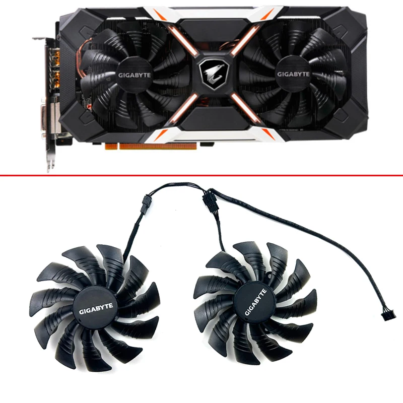 Cooling Fan 95mm T129215BU DC 12V 4PIN for Gigabyte Aorus Geforce GTX 1060 Xtreme GTX 1080 Ti GTX 1080Ti RTX2060 Xtreme Edition