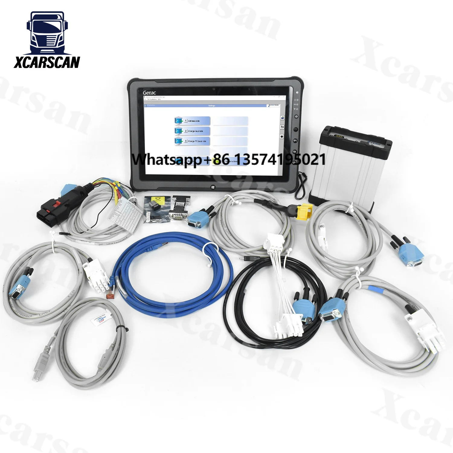 Getac F110 Tablet for ZF TESTMAN DPA06 DIAGNOSTIC TOOL EHPS ZF-Testman Servolectric With Cables Car Transmission