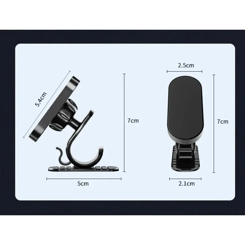 Adjustable Magnetic Car Phone Holder Magnet Mount Mobile Cell Phone Stand GPS Support For Smartphones 360 Degree Rotation