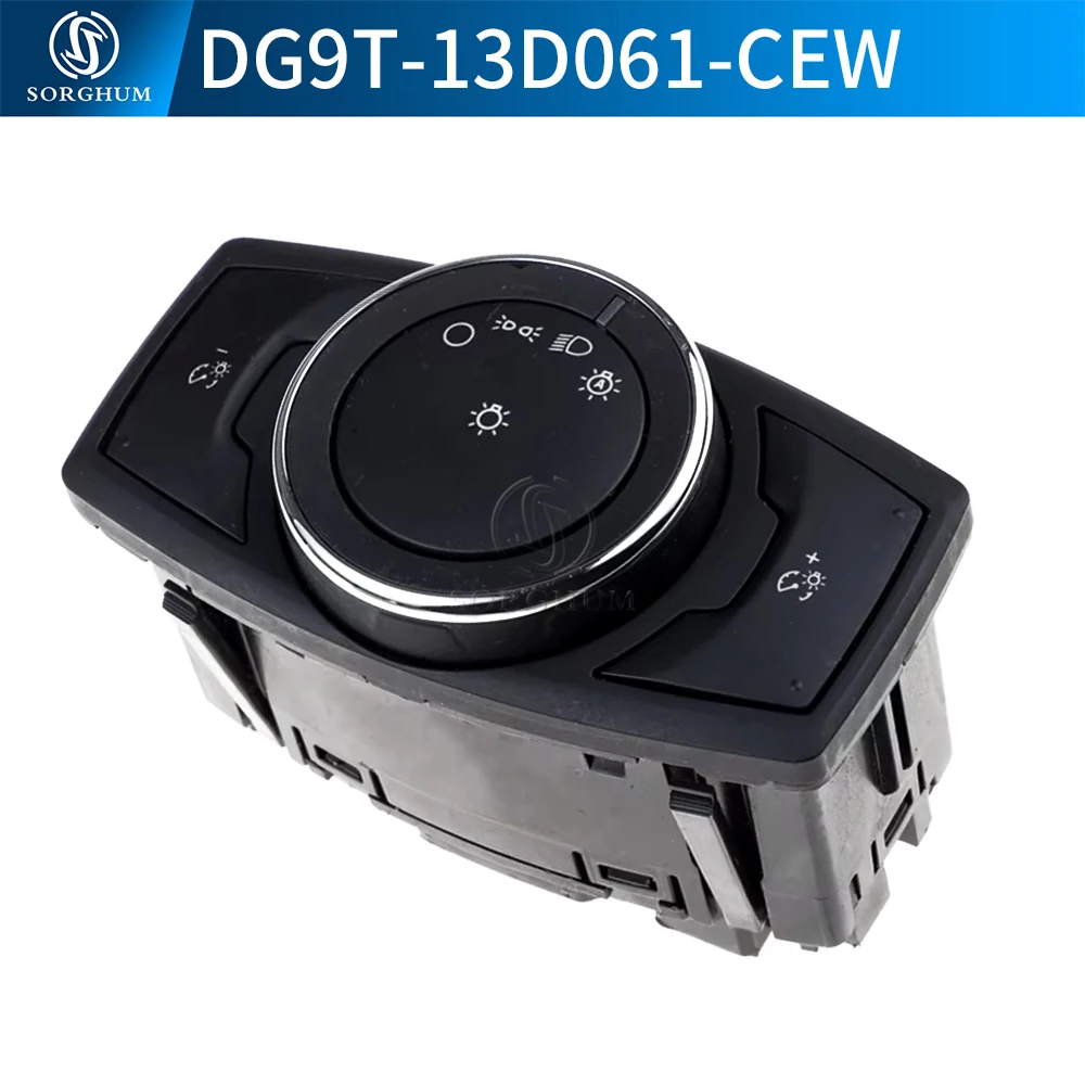 SORGHUM DG9T-13D061-CEW سيارة العلوي الضباب ضوء مصباح التحكم التبديل زر لفورد موستانج 2015 2016 2017 2018 DG9T13D061CEW