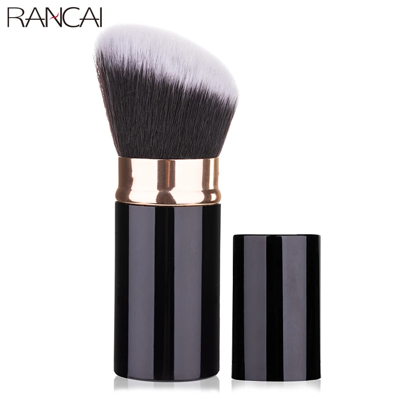 Pinceaux de maquillage professionnels, fard à joues rétractable, poudre de fond de teint, correcteur pour le visage et les yeux, brosse Kabuki, outils cosmétiques, 1 pièces