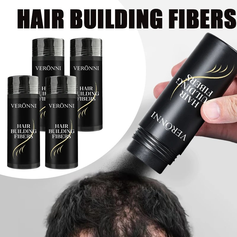 Hair Building Fibers Powder for Thinning Hair Instant Hair Look for Sparse Hair Receding Hairline Men Women Portable Hair Powder