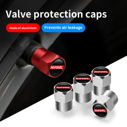 4Pcs Car Logo Wheel Tire Valve Stem Caps Cover For Great Wall Haval F7 H6 H2 H3 H5 H7 H8 H9 M4 F7X F7H H2S Jolion Accessories