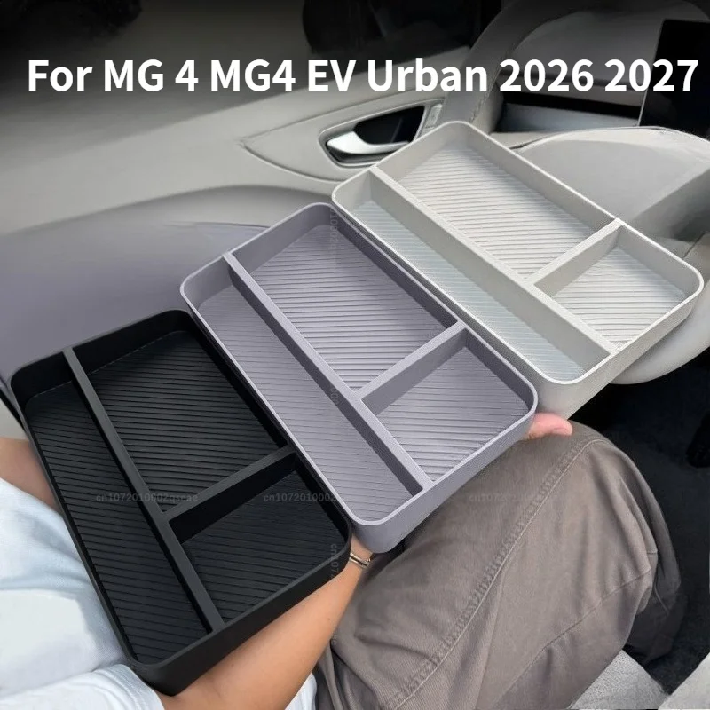 Für MG 4 MG4 EV Urban 2026 2027 Aufbewahrungsbox hinter dem Bildschirm Mittelkonsolen-Organizer ABS Wasserdicht Langlebiges Innenzubehör – Detail 1