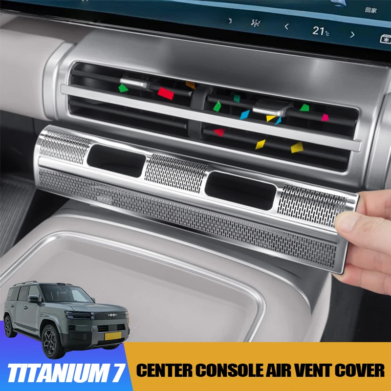 

Защитный чехол для вентиляционного отверстия центральной консоли для BYD Leopard 7 Titanium 7, пылезащитный чехол для вентиляционного отверстия, аксессуары для модификации интерьера