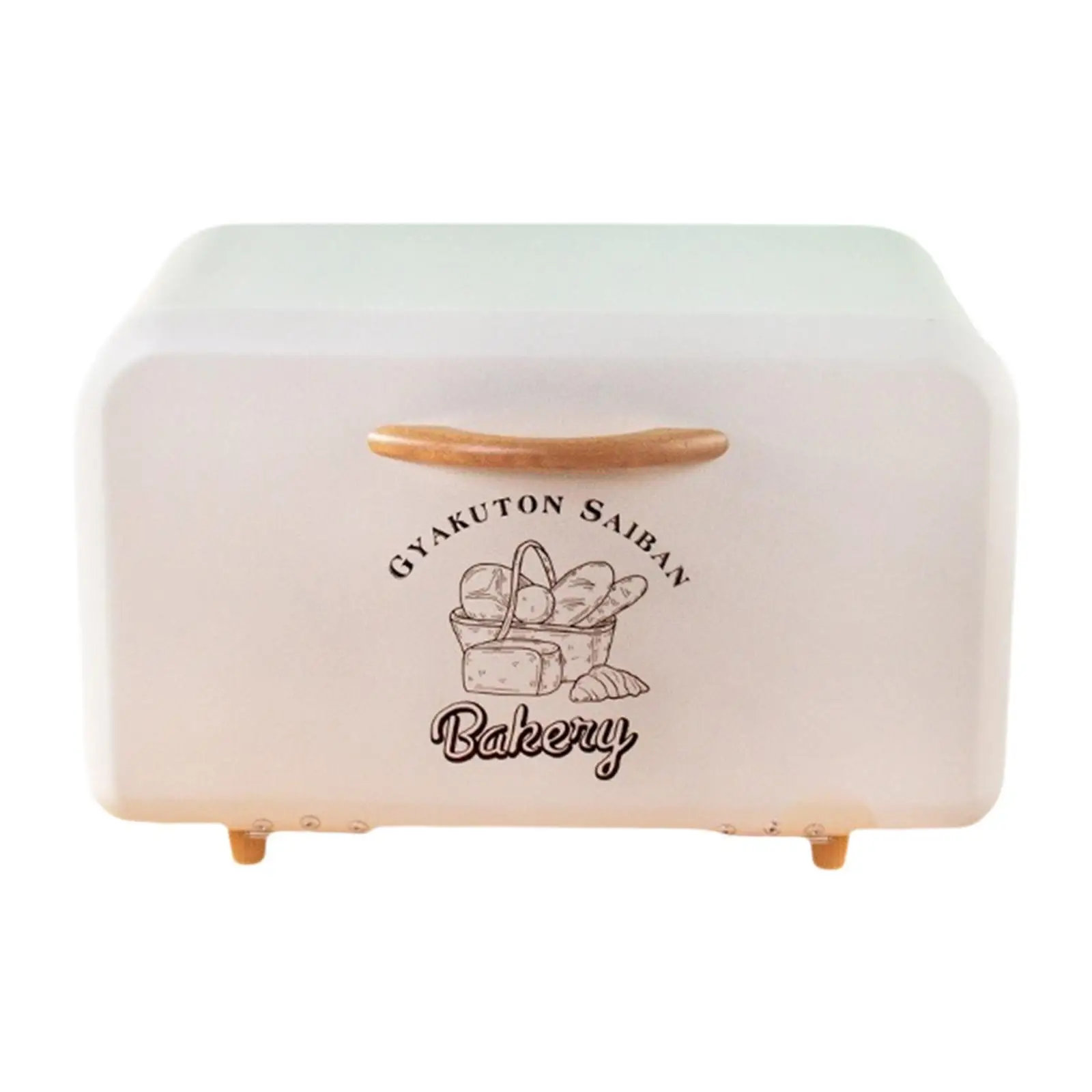 

Bread Bin with Lid Portable Vintage Bread Box for Kitchen Counter Large Capacity for Coffee Shop Pantry Home Entrance Cookies