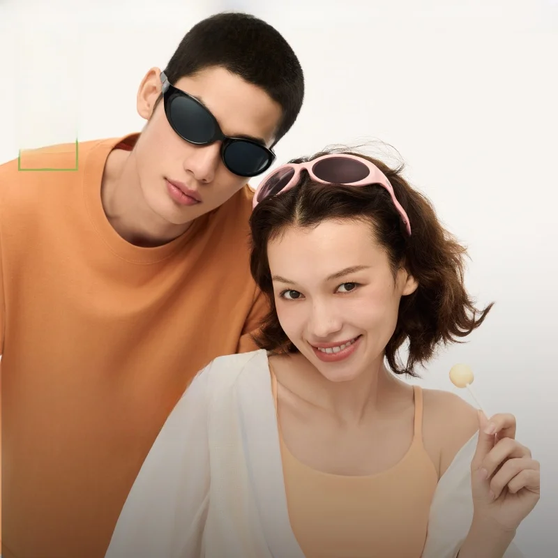 Banana Leaf FD425  Eye Sunglasses Hairband Layered Sunscreen UV Protection Sunglasses Unisex Full Frame Resin Lens