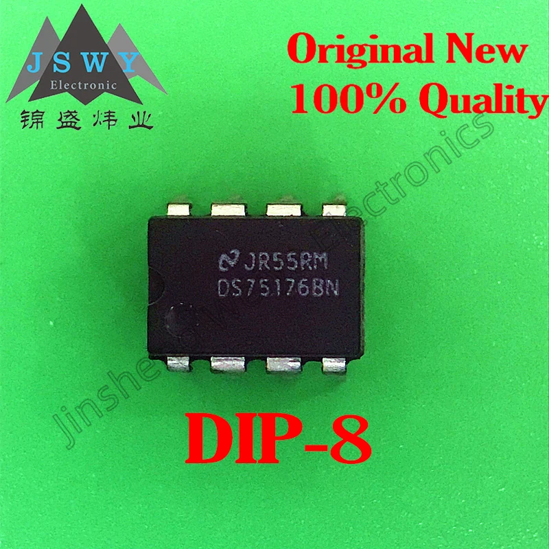 

1~40PCS DS75176BN DS75176 DIP8 Pin Interface Driver Chip Imported Spot Good Quality