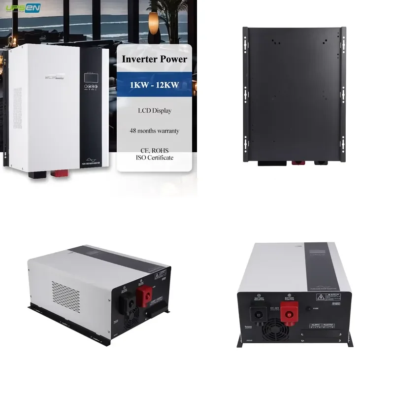 3kw 5Kw Solar Inverter Inverters Power With Pure Sine Wave Output and Ac Charger