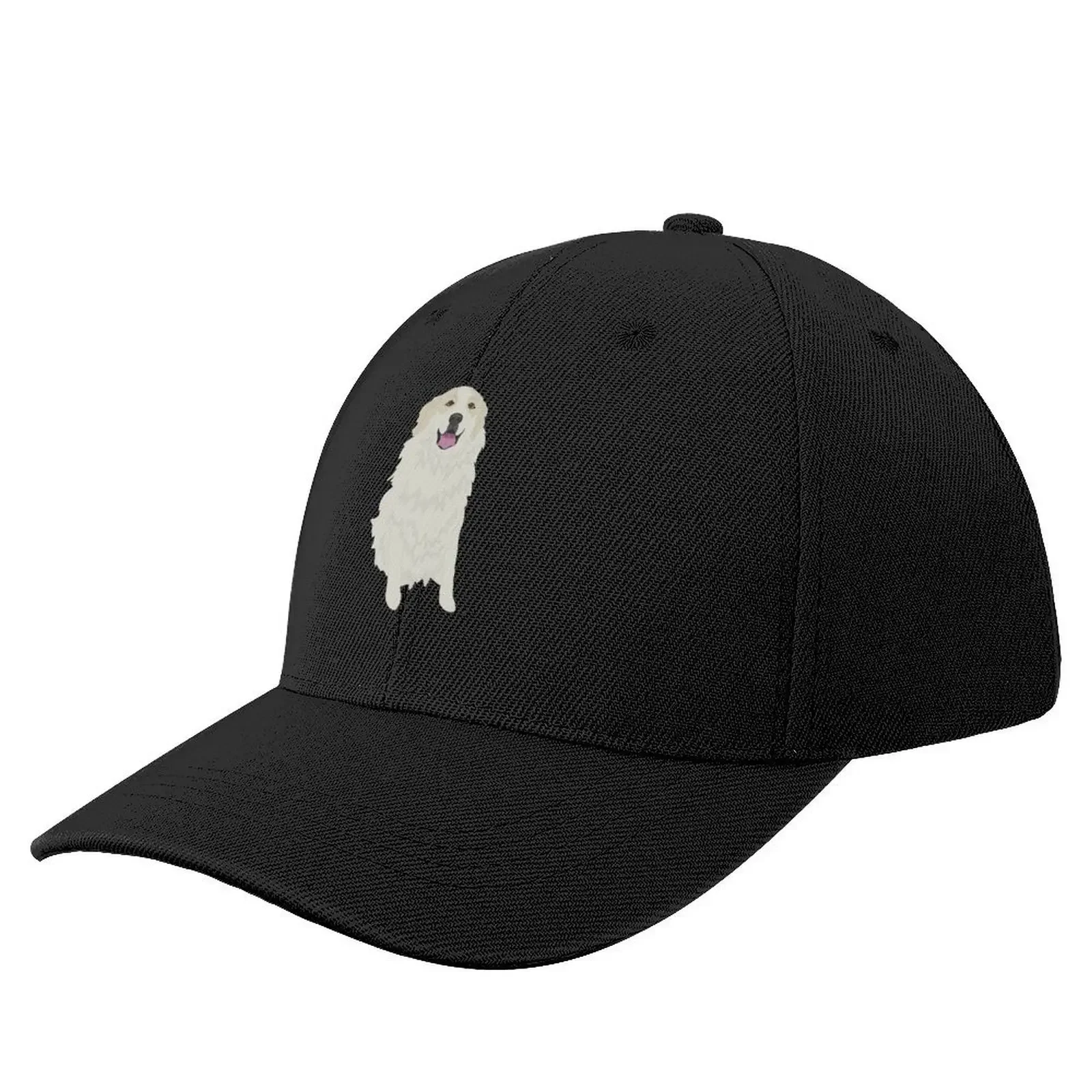 Tan Eared Great Pyrenees Pattern Baseball Cap Bobble Hat dad hat birthday Girl'S Hats Men's