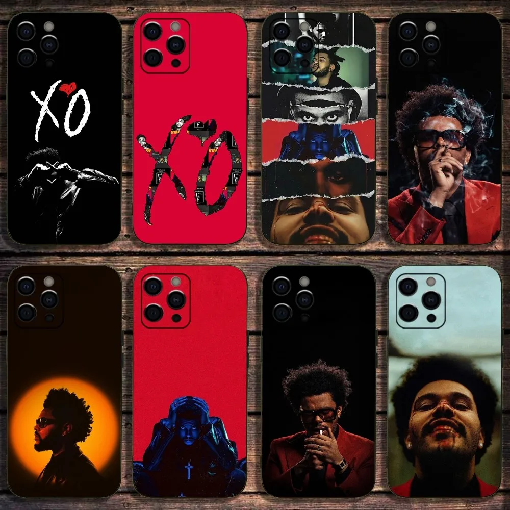 The W-Weeknd A-Album Phone Case For Apple iPhone 15,14,13,12,11,Pro,X,XS,Max,XR,Plus,Mini Soft Black Cover