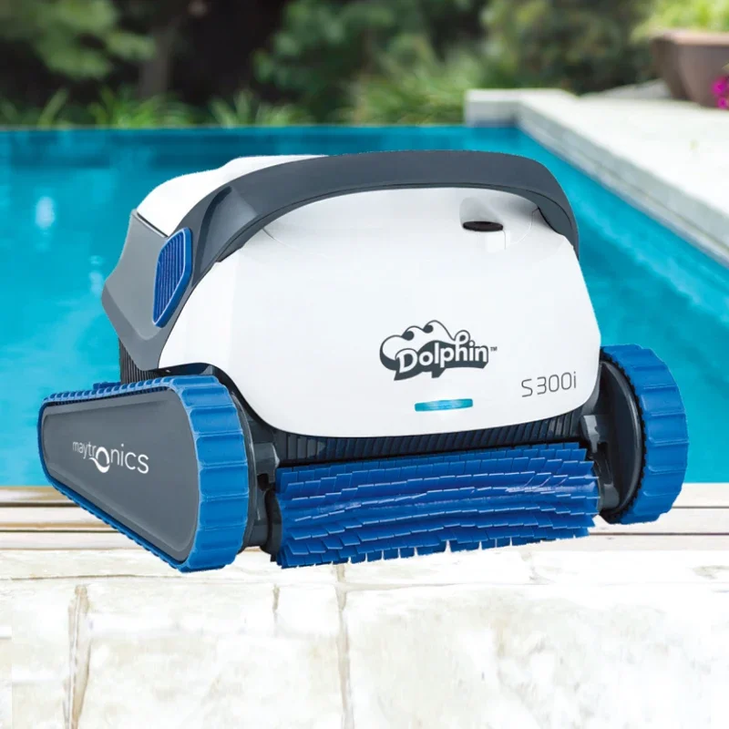 เครื่องดูดฝุ่นสระว่ายน้ำไฟฟ้ารุ่นใหม่ Dolphin S300i หุ่นยนต์ทำความสะอาดใต้น้ำแบบพกพาสำหรับสระว่ายน้ำ