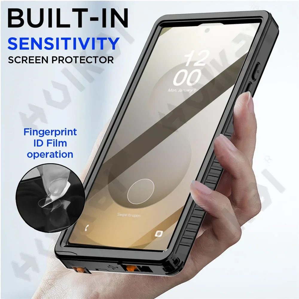 IP68 Shellbox Waterproof Case For Samsung Galaxy S26 S25 S24 S23 Ultra A57 A37 A56 A36 5G Aluminum Swimming Phone Luxury Cover