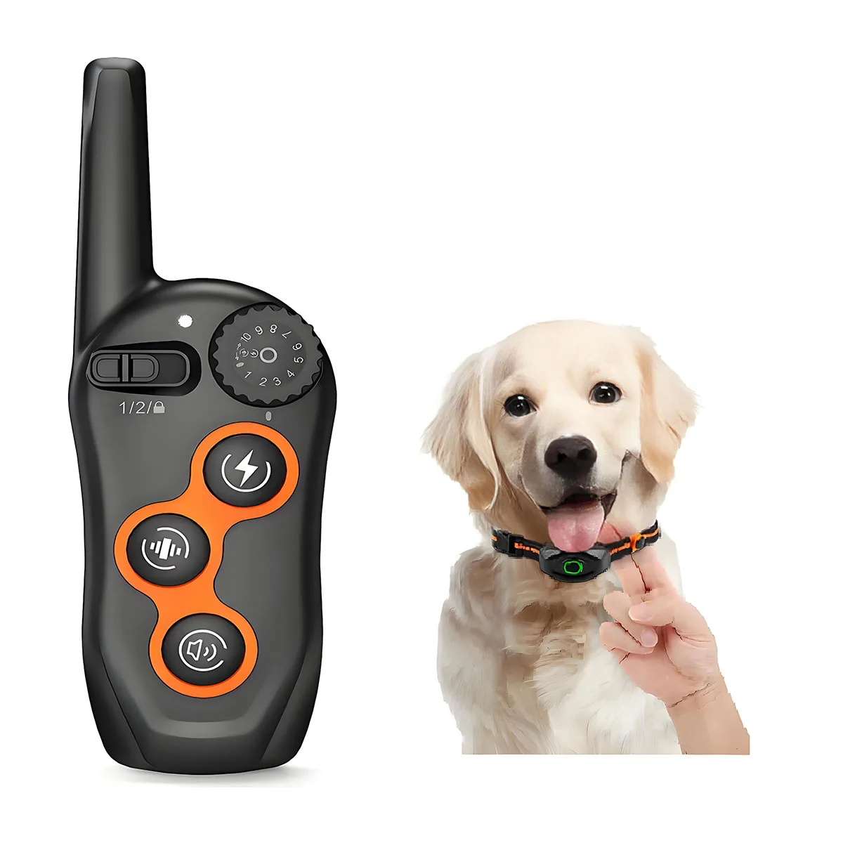 

Dog Training Collar with Remote, Waterproof Dog E-Collar with Beep Vibration, Dog Training Set for Small Medium Large Dogs