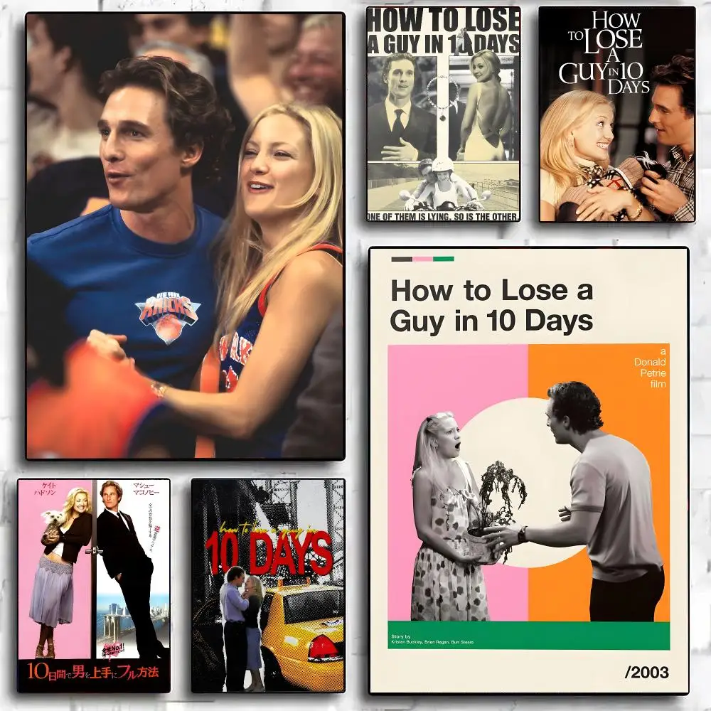 How To L-Lose A Guy In 10 Days Film Poster Painting And Print Wall Art Picture For Home Room Decor Gifts