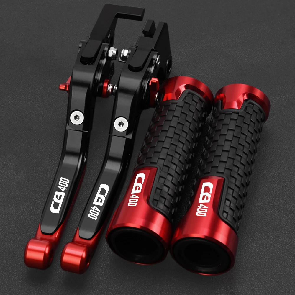 Motorcycle Adjustable Brake Clutch Levers 22MM Handlebar Grips For Honda CB400SF CB 400 VTEC cb400 1998 1997 1996 1995 1994 1993