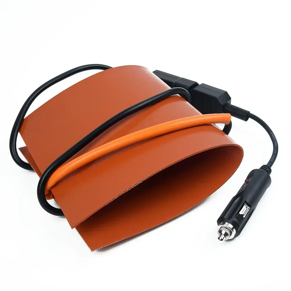 

Pizza Silicone Heating Pad Hot Temperature Thermostat Wires 12V 65 Degrees Delivery Bag Flexible Heater Orange