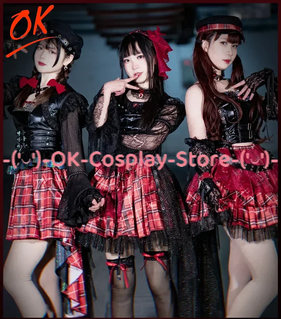 OK LoveLive Sunshine Aqours Guilty Kiss Tsushima Yoshiko Sakurauchi Riko Ohara Mari Cosplay Costume Women Carnival Party Dress