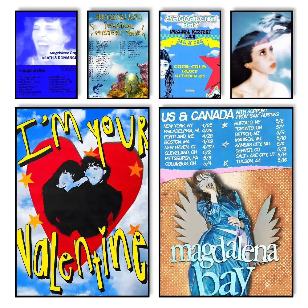 ملصق قرص تخيلي رائع من M-Magdalena B-Bay جدار لاصق مقاوم للماء لغرفة المعيشة المنزلية وغرفة النوم والديكور الجمالي #1